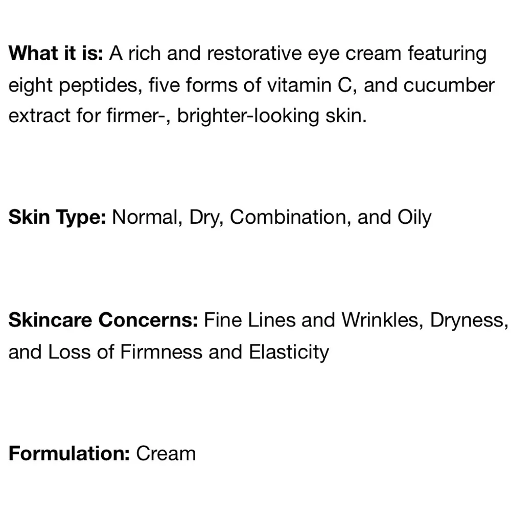 Drunk Elephant C Tango Vitamin C Eye Cream - Picture 4 of 6